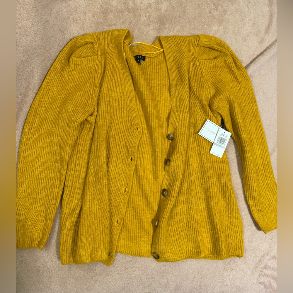 🟡🟡STATE Mustard Cardigan Sweater